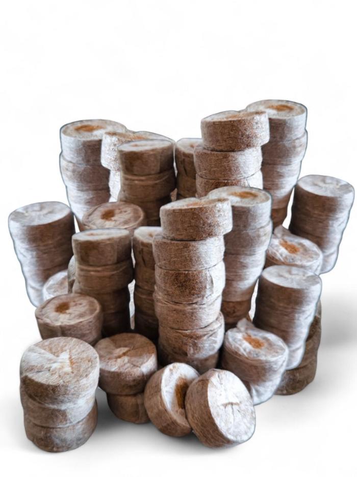 Kokosquelltabs für CapillaGrow Anzuchtsysteme von Aquariengarten 100er pack