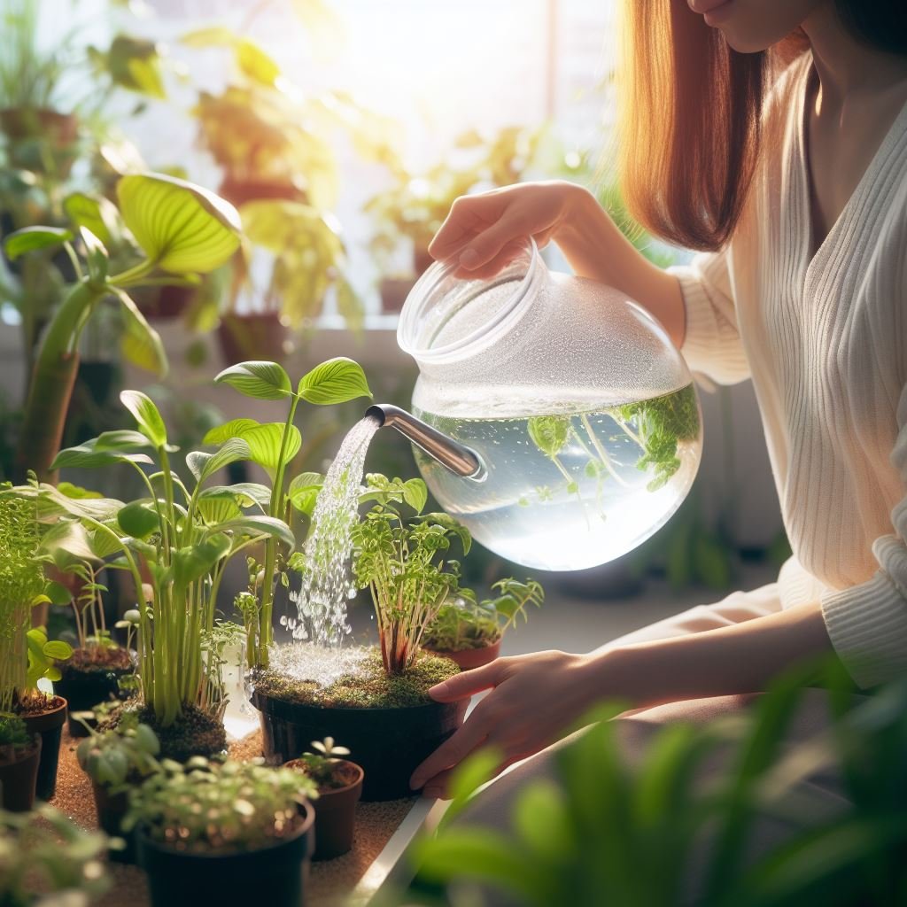 Nutzung von Aquariumwasser für Pflanzen