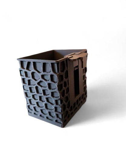 CapillaPonic "Bee House" höhenverstellbares Aquaponic Pflanzgefäß in schwarz